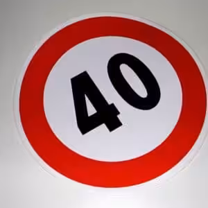 Geschwindigkeitskleber 40Km/h