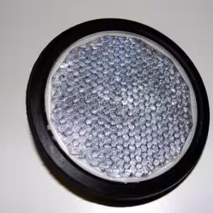 Rückstrahler 80mm Weiss