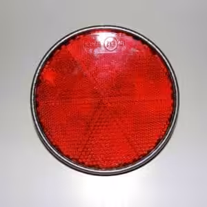 Rückstrahler Alu Rot