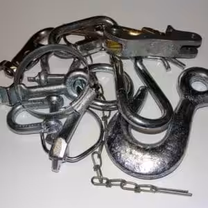 Splinten, Karabiner, Schäkel usw.
